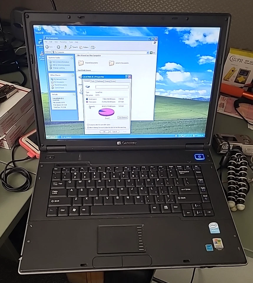 GATEWAY E 475M 1,73 ГГц 2GB RAM 80 GB HD WIN XP - Изображение 1 из 4