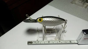 STORM, PRE-RAPALA, THIN-FIN "HOT-N-TOT", GRAY SCALED, LG.3 1/2", BLK.BK,USED,EXC - Picture 1 of 4