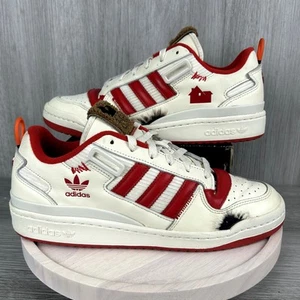 Adidas Originals Home Alone Forum Low Red White Mens Sz 9 Sneakers Shoes GZ4378 - Picture 1 of 10
