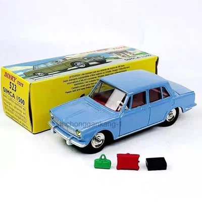 DINKY TOYS 1:43 523 SIMCA 1500 Blue Diecast Model Car Collection - Image 1 of 4