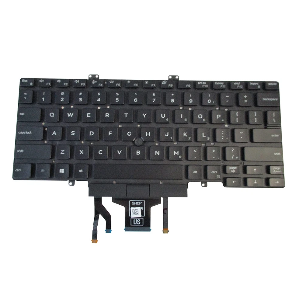 Backlit Dual Point Keyboard For Dell Latitude 5400 5401 Laptops 3J9FC - Image 1 of 1