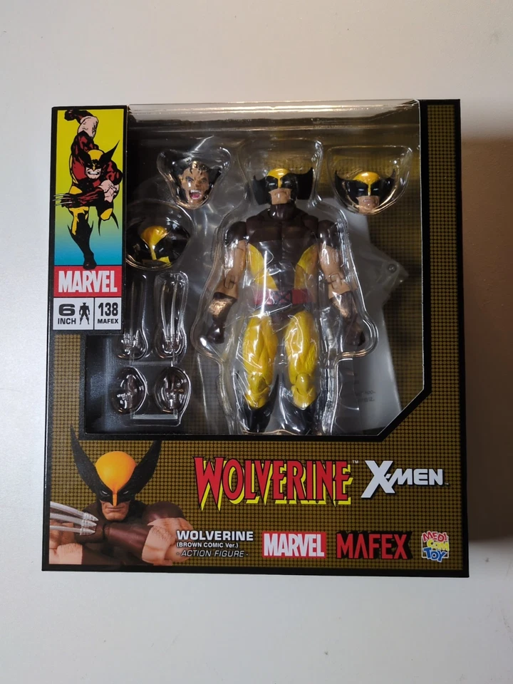 Medicom Toy MAFEX Wolverine Brown Comic Ver. 5.7 in. Figure - 6471389