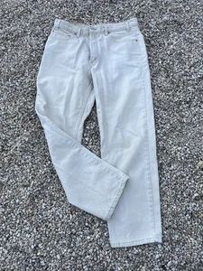 Vintage Levi’s 550 Beige Denim Jeans Mens 36W 32L Relaxed Fit Made In USA 90’s - Picture 1 of 11