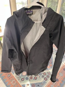 Patagonia Torrentshell Rain Jacket Men’s Size Large H2NO Black Used STY85241FA23 - Picture 1 of 8