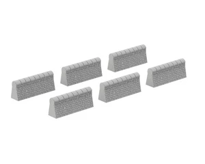 Ramelle Bridge Walls - WWII03 3D PRINTED Wargame Terrain Bolt Action - Picture 1 of 5