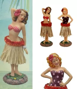 Auto Armaturenbrett Hula Mädchen - Pin Up Hula Tänzerin Wackeln Hüftbewegung - klein/groß - Bild 1 von 6