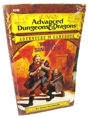 Trail Sinister Advanced Dungeons & Dragons Gamebook 14 TSR First Print PB (1987) - Image 1 of 4