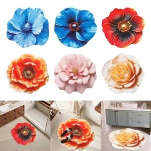Rutschfest Rosen-Bodenmatte Türdichtung Für Wohnzimmer & Teetisch - Bild 1 von 13