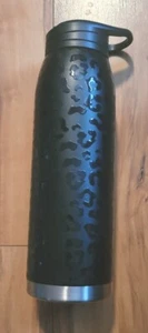 Hydrapak 40oz Tumbler Black Leopard Hydra And Straw Great Gift For Holidays - Picture 1 of 6