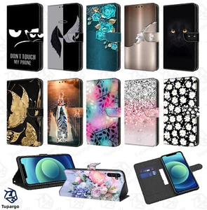 Case for Samsung S25 Ultra S24 FE S23 S22+ Flip Wallet Case Leather Phone Cover - Picture 1 of 29
