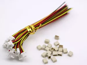 50 JUEGOS Mini Micro SH 1.0 3 pines conector JST con cables cables 100 mm - Imagen 1 de 3
