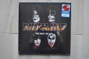Kiss Ltd. Red & Yellow Splattered Vinyl 2LP "Best Of Kiss" Walmart, SEALED - Picture 1 of 2