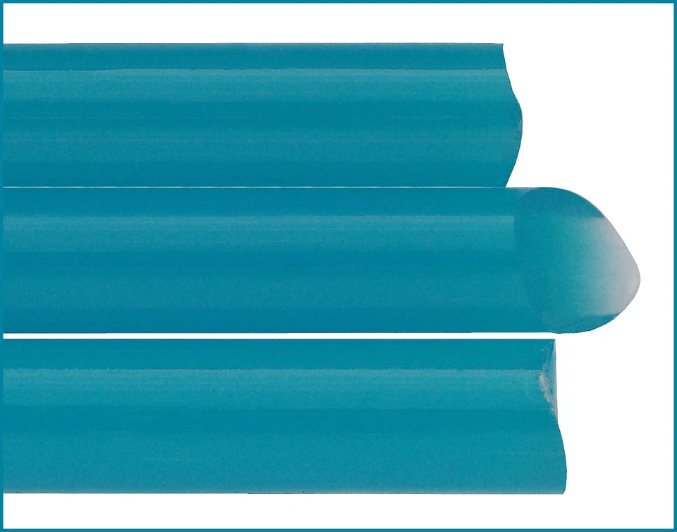 -NEU- Alabaster: Türkis (5/6mm) Glasstangen zum Perlenmachen - Effetre A352