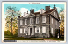 Vintage Postcard Chew Mansion Germantown Philadelphia Pennsylvania