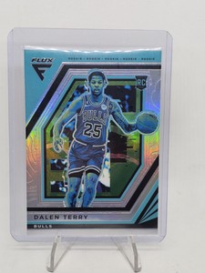 2022-23 Flux, Silver Prizm, Dalen Terry, #235, Chicago Bulls 