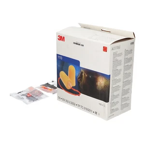 3M 1110 Disposable Earplugs New NFP Sealed (100pcs) - Picture 1 of 8