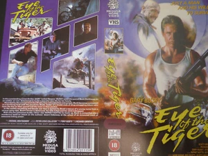 Reproduction vhs sleeve cover video eye of the tiger medusa 1986 gary busey - Picture 1 of 20