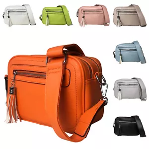 Borsa a tracolla donna duo zip nappa accento borsa a tracolla donna fotocamera ZL-2306 - Foto 1 di 14