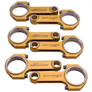 6x Titanisierung Pleuel Pleuel für Porsche 911 2.0L 2.2L 6Zyl 130mm ARP - Bild 1 von 12