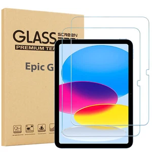 2 Pack Tempered Screen Protector For Apple iPad 9.7/10.2/10.9/11"/12.9" 13" INCH - Picture 1 of 38