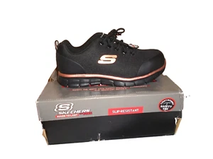 NUOVE SCARPE SKECHERS DA LAVORO PUNTA ANTINFORTUNISTICA ANTISCIVOLO SICURE TRACK CHITON DONNA 10 - Foto 1 di 14