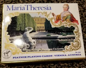 Vintage Piatnik Playing Cards Maria Theresia 2131 Unopened NEW  - Picture 1 of 3