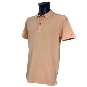 CAMISA POLO PEUTEREY ROSA MELOCOTÓN MANGA ALGODÓN LOGO HOMBRE. TALLA: GRANDE - Imagen 1 de 9