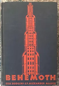 HODGINS/MAGOUN "BEHEMOTH: THE STORY OF POWER" 1932 1ST ED SIGNED HC VG- - Foto 1 di 2