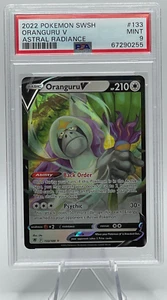 Pokémon Sword & Shield Astral Radiance 2022 #133 Oranguru V PSA 9 como nuevo - Imagen 1 de 2