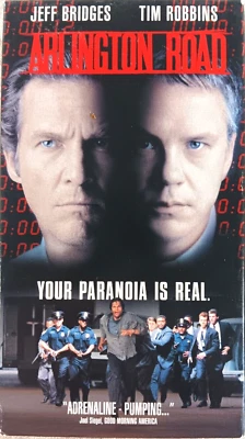 Arlington Road VHS VCR Video Cassette Movie Jeff Bridges Tim Robbins - Image 1 of 4