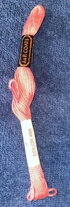 Vtg J. & P. Coats Six Strand Floss Pink #46A - Picture 1 of 4