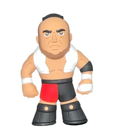 SAMOA JOE ROH MICRO BRAWLER FIGURE PRO WRESTLING TEES AEW WWE Cover