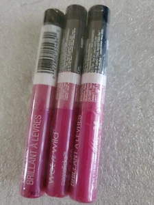 3 Wet n Wild MegaSlicks Lip Gloss, Berried Treasure 548D, 0.19 oz - Picture 1 of 3