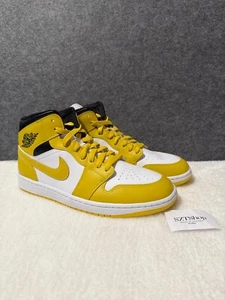 Nike Air Jordan 1 Mid Vivid Sulfur Damenschuhe / Gr 44 damen herren unisex neu - Bild 1 von 8