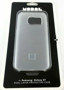 NEW Modal Samsung Galaxy S7 Dual-Layer Protective Phone Case TRANSPARENT Clear - Picture 1 of 2