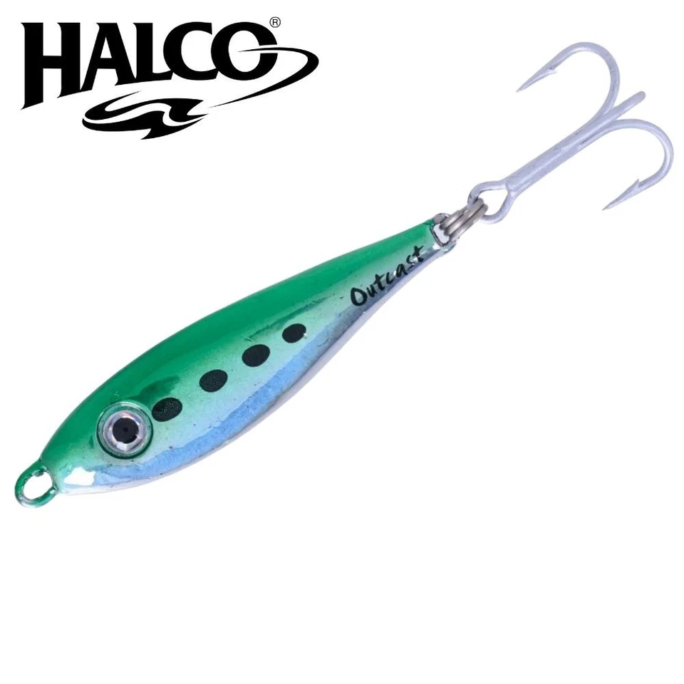 Señuelo HALCO pez cebo con peso trasero/perfilado de metal con plantilla OUTCAST 20 g Foto 1 de 1