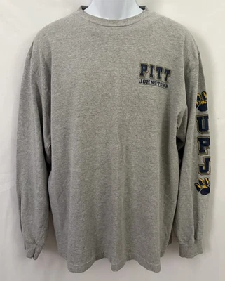 Camiseta gris manga larga JanSport Pitt Johnstown vintage años 90 para hombre talla grande Foto 1 de 4