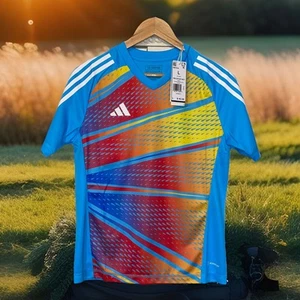 Adidas Tee Shirt Youth 13-14 Large TIRO GFXJSY Soccer Football Jersey Training - Picture 1 of 7
