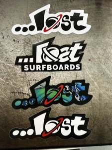 LOST SURF STICKER MAYHEM Futures RIP CURL Volcom RVCA Redbull Quiksilver Hobie - Picture 1 of 9