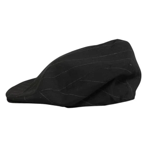 DOLCE & GABBANA Hat Black Polyester Newsboy Men Cloth Capello 59 / L RRP 250usd - Picture 1 of 6