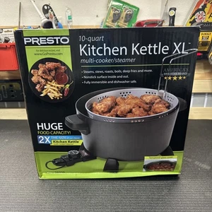 NEW 10 QT Kitchen Kettle XL Steamer Multi-Cooker Presto - Picture 1 of 8