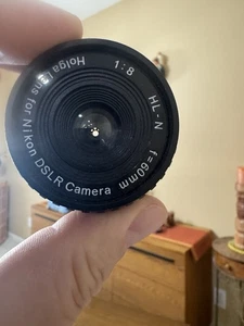 Holga HL-N Lens 1:8 60mm Nikon F Mount DSLR Lens - Picture 1 of 2