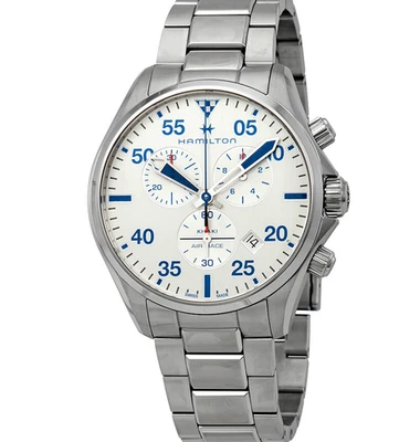 Reloj Hamilton Khaki Aviación Cronógrafo Cuarzo 44mm H76712151 Foto 1 de 4