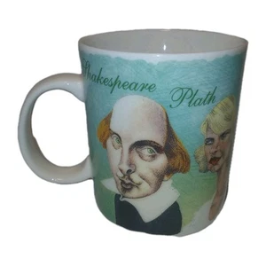 Barnes & Nobel Buchhändler Mike Caplania 2004 Schriftsteller Portraits Tasse Dante Plath - Bild 1 von 12