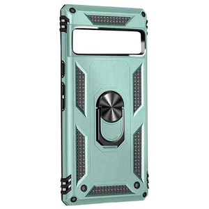 Coque pour Google Pixel 7a Antichoc Hybride Bague Support Magnétique Vert - Photo 1 sur 6