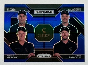 Carte Panini Prizm LIV Golf Quad Team 2024 Cleeks GC Blue Prizm 93/99 - Photo 1/2