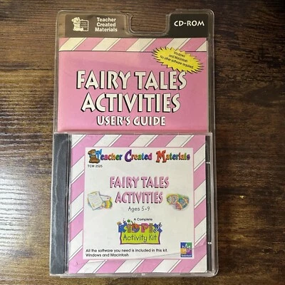 Fairy Tales Activities Ages 5-9 A Complete Activity Kit CD ROM New Case Cracked - Image 1 of 4