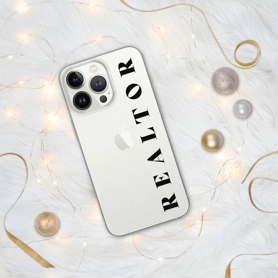 Clear Case for iPhone®, Realtor phone case  - Image 1 of 1