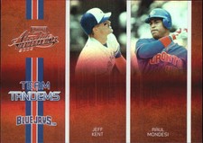 2005 Absolute Memorabilia Team Tandems Spectrum #98 J.Kent/R.Mondesi