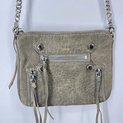 BOTKIER Leather Logan Gray Purse Shoulder Bag Boho Handbag Crossbody Zip y2k - Image 1 of 4